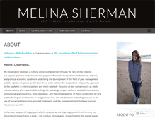 Tablet Screenshot of melinasherman.com